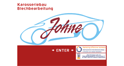 Desktop Screenshot of johne-karosseriebau.de